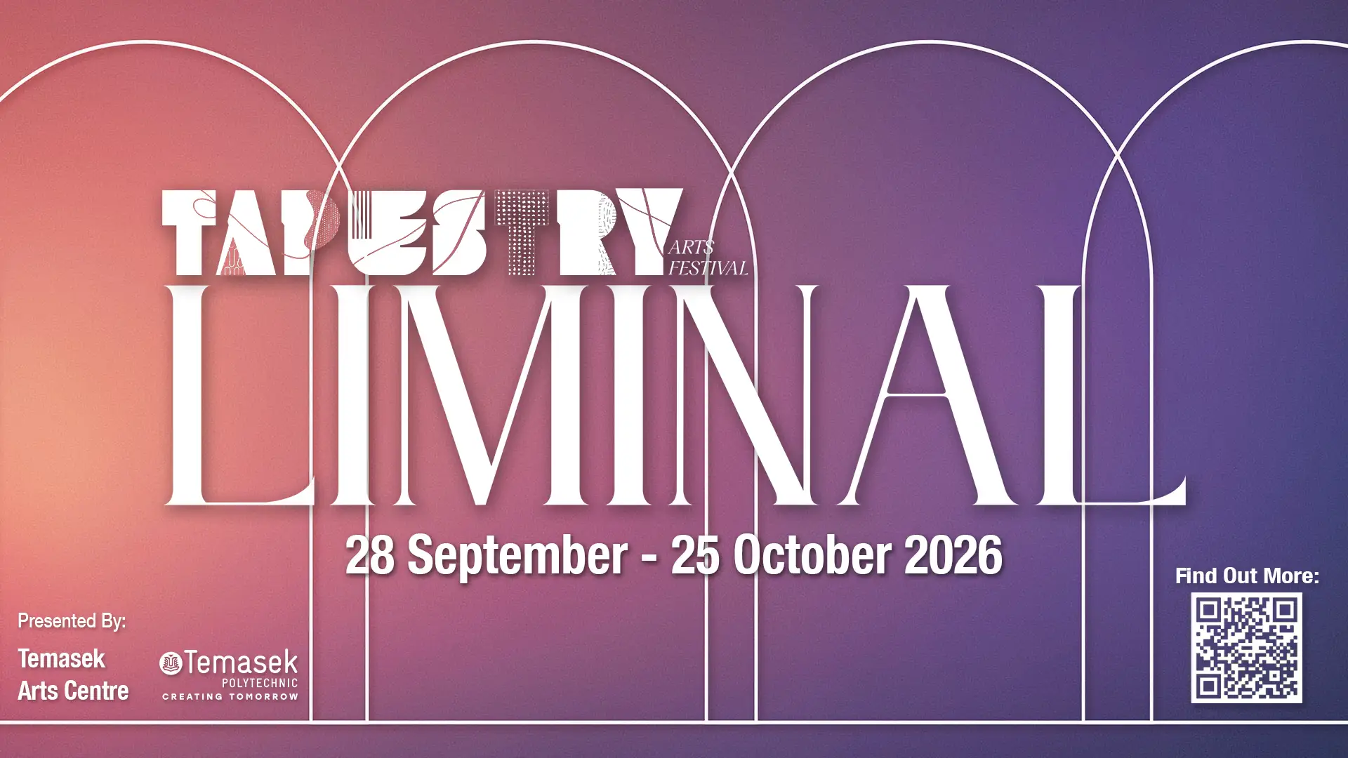 Tapestry Arts Festival 2026: LIMINAL Banner